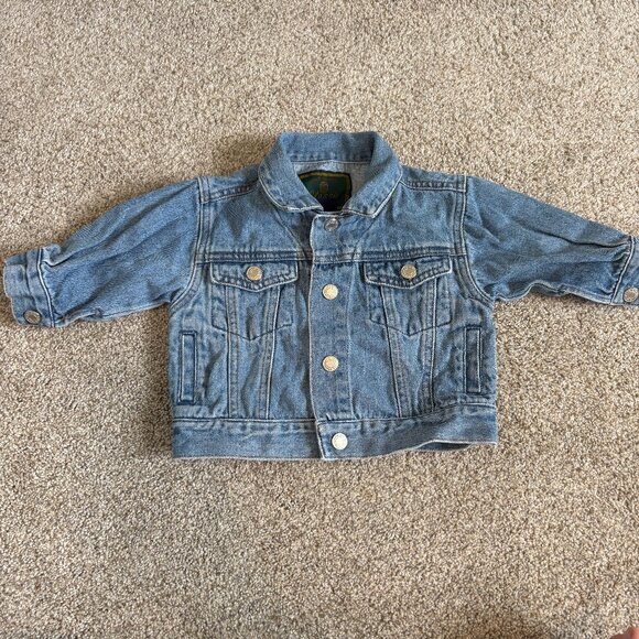 Vintage 90’s Gap Denim Jacket Baby 3-6 months Jean Jacket - Picture 1 of 8
